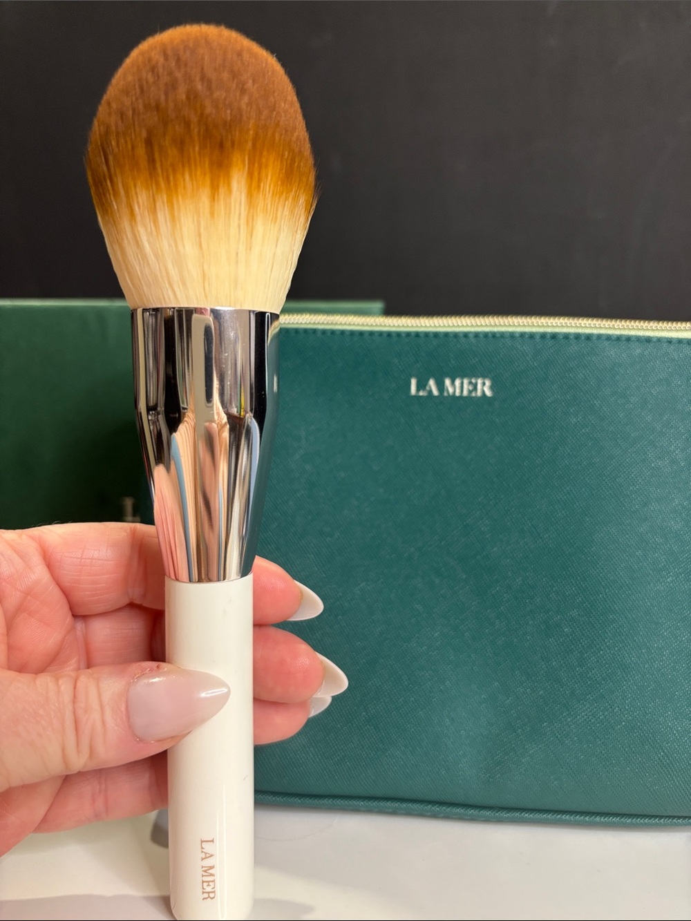 La Mer Powder brush & Bag